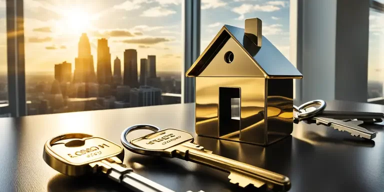 house-keys-resting-on-a-sleek-modern-table-keys-reflecting-a-nearby-windows-sunlight-in-the-backg