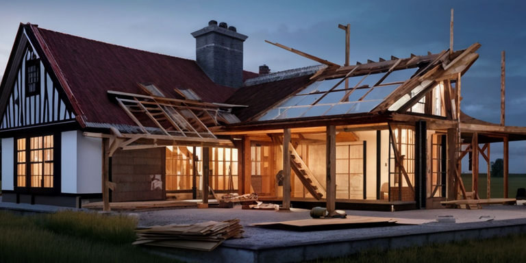 small-house-undergoing-renovation-exposed-timber-framing-renovated-sections-contrasting-with-areas